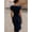 navy blue, variant on 2026 Elegant Cowl Neck Sheath Dress for Women, Short Sleeve Ruched Waist Midi Pencil Dress, Formal Cocktail & Office Wear