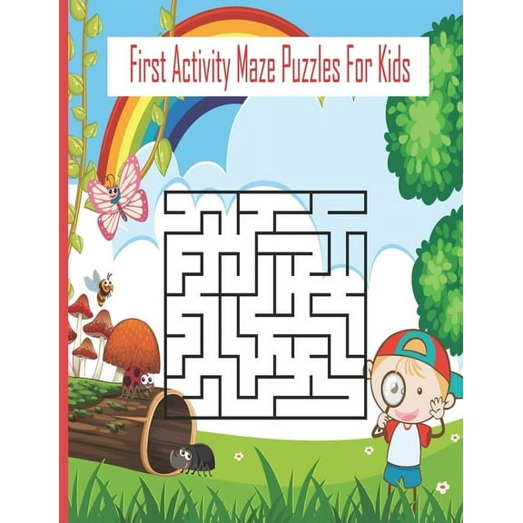 100 Maze for Kids Ages 4-8: Maze Activity Workbook for Children (Paperback)