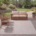 thumbnail image 3 of Safavieh Courtyard Emmeline Abstract Indoor/Outdoor Area Rug, Ivory/Beige Gray, 4' x 5'7", 3 of 11