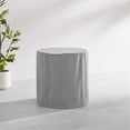 thumbnail image 2 of Crosley Furniture Housse de Meuble Bistro d'Extérieur Ronde en Vinyle, Gris, 2 of 6