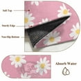 thumbnail image 6 of 3'x5' Area Rugs, White Pink Daisy Indoor Outdoor Area Rug for Living Room Bedroom, Spring Summer Floral Farmhouse Washable Bathroom Rugs Kitchen Floor Carpet Mats Home Decor Aesthetic, 6 of 8