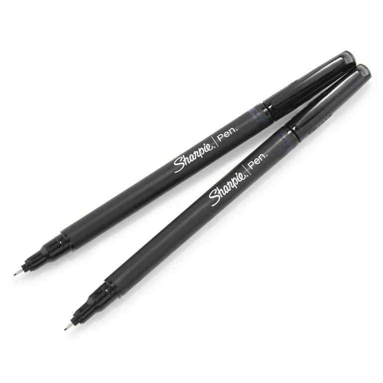  SHARPIE Felt Tip Pens, Fine Point (0.4mm), Black, 12 Count :  Permanent Markers : Office Products