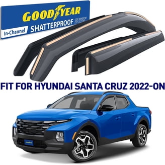 Hyundai Side Window Rain Guards – 4-Piece Tape-On Deflectors For 2022-2025 Santa Cruz