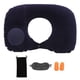 thumbnail image 2 of Almohada en forma de u, cojín inflable Suave para reposacabeza, protección cervical para coche, oficina, avión, viaje, 2 of 7