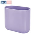 thumbnail image 5 of iDesign Small Slim Plastic Bathroom Trash Can, Garbage Can for Bedroom, Office, Desk, Dorm, Purple, 5 of 6