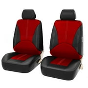 MesaSe AUQ Car Seat Covers Eco Friendly Materials That Breathe and Protect. Car Seat Cover Fits A Variety of Cars Effortlessly. Seat Covers Red Style1