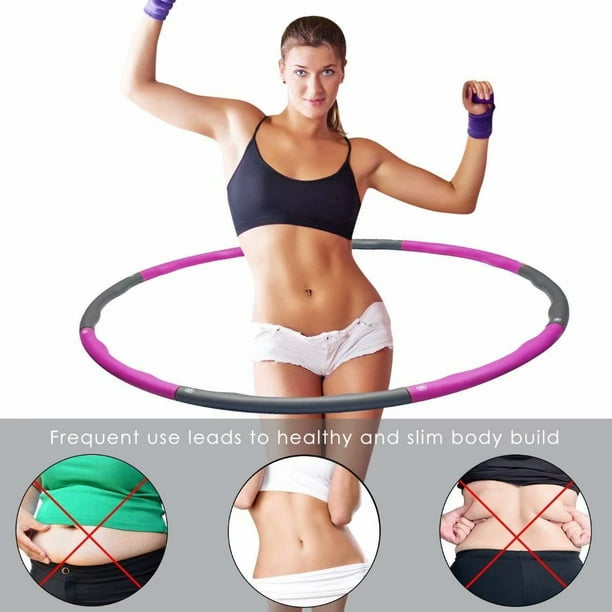 Hula Hoop Fitness pour Adultes, Large Hula Hoop Réglable avec Nubs de  Massage et 24 Pièces Amovibles, Smart Hula Hoop Idéal pour les Débutants,  Enfants, Adultes - Fitness, Minceur, Entraînement