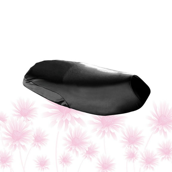 GOOHOCHY Waterproof Cycling Motorcycle Electric Leather Pad Comfortable Seat Saddle Cover Cushion (Size XL Black)