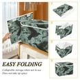 thumbnail image 2 of Yayeee Collapsible Cube Storage Bin with Lid Fabric Closet Decorative Basket with Handles, Mystic Crows Pattern, 2 of 7