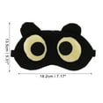 thumbnail image 4 of 1 Pc Máscara de Sueño de Ojos Circulares Amarillos y Negros, Funda Suave para los Ojos para Descansar, 4 of 6