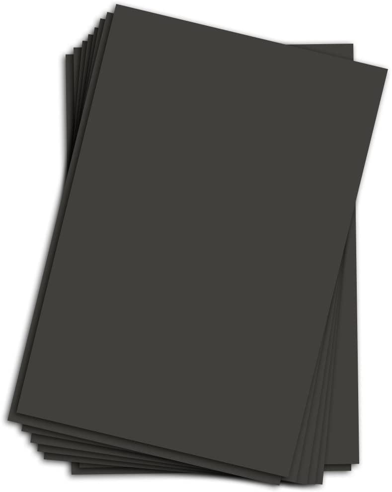 11" X 17" Black Chipboard Cardboard Medium Weight Chipboard Sheets