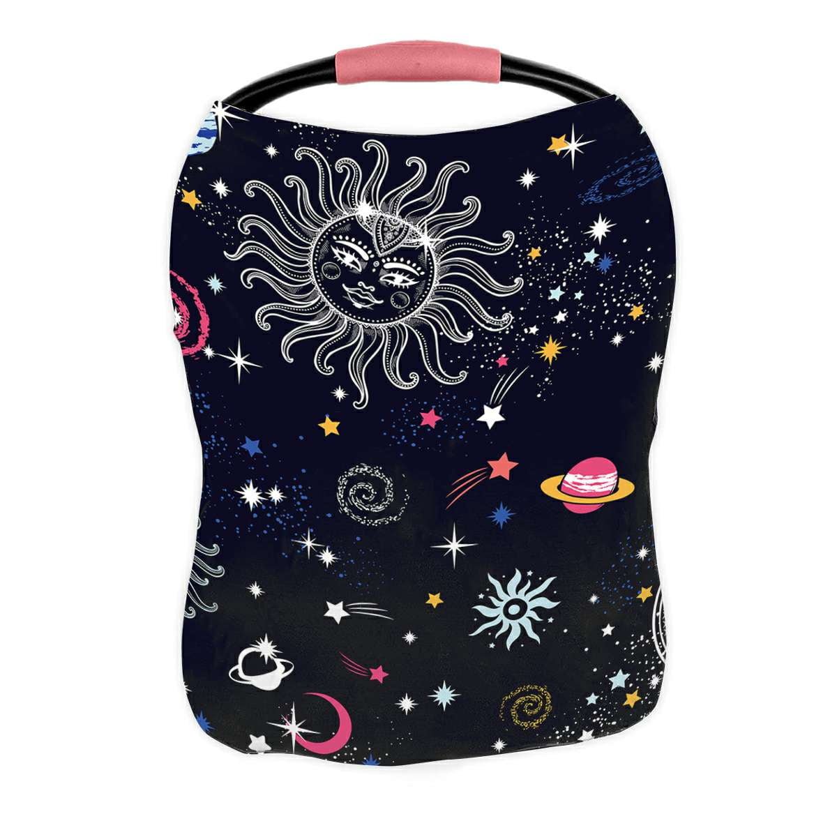 ECZJNT Space Galaxy Nursing Cover Baby Breastfeeding Infant Feeding Cover Baby Car Seat Cover