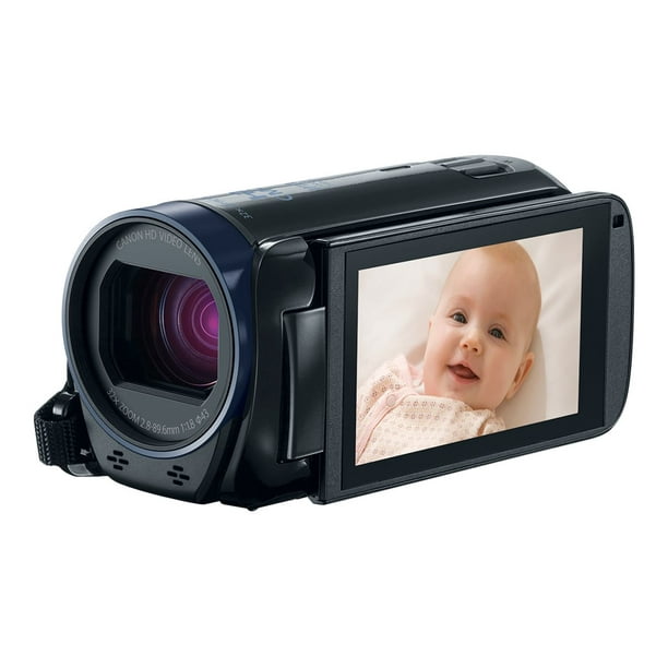 Canon Vixia Hf R600 Camcorder 1080p 3 28 Mp 32x Optical Zoom Flash Card Wi Fi Nfc Black Walmart Com Walmart Com