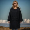 thumbnail image 3 of Unisex Kitchen Apron with Long Sleeves - Waterproof, Big Pockets, Adjustable Strap, Cooking/Baking/BBQ Apron, 3 of 5