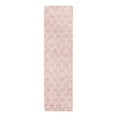 thumbnail image 3 of Unique Loom Trellis Shag Collection Area Rug - Ruby (2' 7" x 10' Runner Light Pink/Ivory), 3 of 12