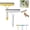 White+yellow, variant on 3 in 1 Window Cleaning Scraper, All-Purpose Spray Window Squeegee Cleaner Tool with Spray Bottle, Sponge Wipe, Silicone in One Cleaning Brush, for Car, Home, Kitchen Win Dow