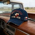 thumbnail image 5 of WKSCLPAI Republic of Texas Commemorative Hat, Vintage Baseball Cap Lone Star Design 1836-1845 Adjustable Dad Hat for Men Women, Navy, 5 of 8