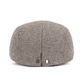 thumbnail image 4 of SERTG Men's Hat French Wool Beret Hat Classic Retro Soft Winter Solid Color Fashion Comfortable Flat Cap Hat(Coffee,Free Size), 4 of 7