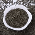 thumbnail image 2 of MIYUKI Beads Small Cylinder Japanese Seed Beads 15/0 (DB0322) Matte Metallic Dark Bronze 1.1x1.3mm Hole: 0.7mm about 3500pcs/10g, 2 of 5