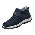 thumbnail image 2 of NOKIO Men'S Thermal Winter Snow Boots Padded Cotton Shoes Warm Thickened Snow Boots Outside The Foot Stirrup Travel Men's Shoes Men'S Snow Country Boots, 2 of 5