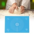thumbnail image 4 of Dough Mat, Portable Baking Mat, Kitchen Tool High Temperature  Baking Kitchen Use For Home Use Cooking Blue,Green, 4 of 8
