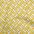 thumbnail image 1 of oneOone Cotton Jersey Yellow Fabric Geometric Dress Material Fabric Print Fabric By The Yard 58 Inch Wide, 1 of 4