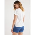 thumbnail image 5 of Free Assembly Women’s Easy V-Neck Tee, Sizes XS-XXL, 5 of 6