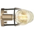 thumbnail image 4 of Chassis 4 - Light Copper Brushed Brass/Matte Black Brass Wall Sconce, 4 of 10