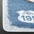 thumbnail image 4 of Safavieh Daytona Emil Novelty Polyester Machine Washable Area Rug, Light Gray/Blue, 4' x 6', 4 of 9
