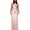 Pink, variant on Women's Shiny Satin formal Dress, Asymmetric One Shoulder Cowl Neck Ruched Side High Waist Solid Bodycon Midi Dress for Wedding Guest Prom Club Dinner Outfit Wine XL(XL)