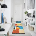 thumbnail image 4 of Yayeee Hallway Runner Rug 2'x6' Non Slip Machine Washable with Rubber Backing, Modern Cocktails, 4 of 8