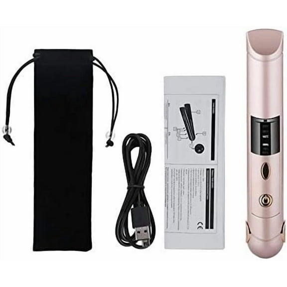 GlowTame Pro Travel Cordless Straightener | 30s FastHeat™ Ceramic-Tourmaline Plates, USB-C Recharge & 3D Anti-Scald for Frizz-Free Styles