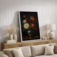 thumbnail image 4 of Framed Canvas Print Still Life Flower Wall Art Vintage Botanical Decorative for Living Room Bedroom - 24"x36" WHITE, 4 of 8