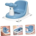 thumbnail image 2 of GRM Baby Bathing Seat Childrens Backrest Up Cushion Blue Sit Shower Infant Bath Chair, 2 of 9
