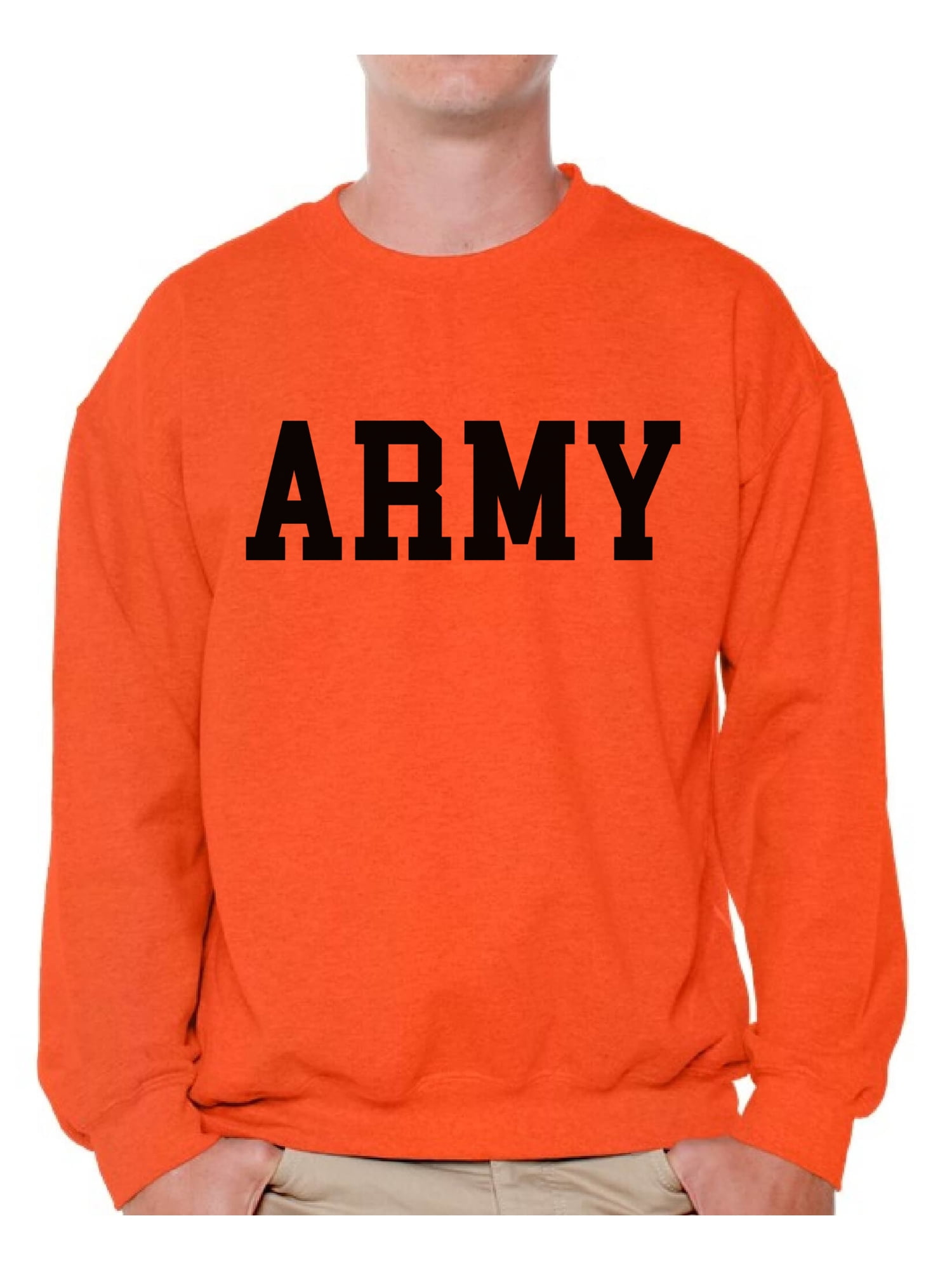 mens army sweater
