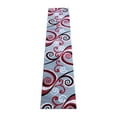 thumbnail image 6 of Flash Furniture Valli Rectangular Contemporary Black, Grey, Red Area Rug, 2' x 11', 6 of 6
