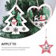 thumbnail image 2 of Inteprter Colgante de Diseño hueco Estrella Árbol de Navidad Adornos colgantes Placa Puerta Letrero Colgador Decoración Hogar Boda Regalos de Kits de decoración para fiestas Estrella Inteprter HA069600-03, 2 of 6
