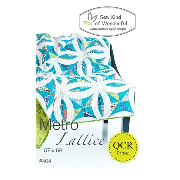 Metro Lattice Quilt Pattern by Jenny Pedigo of Sew Kind of Wonderful