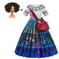 thumbnail image 1 of Disney Encanto Isabella niñas disfraz princesa vestido conjunto encanto niña Cosplay Mirabel carnaval fiesta de cumpleaños Halloween Clothes2-3T 100CM Gao Jinjia LED, 1 of 2