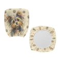 thumbnail image 2 of FUIALDOLG Desk Chair Covers Yorkshire Terrier Paw with Stretchable Soft Fit Swivel Chair Slipcover for Gaming Chairs, 2 Pcs Computer Office Chair Covers, 2 of 8