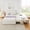 Full + Beige, variant on Full Size Upholstered Daybed with Hidden Pull-Out Trundle, 2-in-1 Single to Double Guest Bed with High Padded Backrest, Space-Saving for Bedroom and Guest Room, Gray Chenille