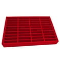 thumbnail image 1 of Stackable 40 Girds Jewelry Trays Jewelry Storage Tray Showcase Display Organizer Red, 1 of 7