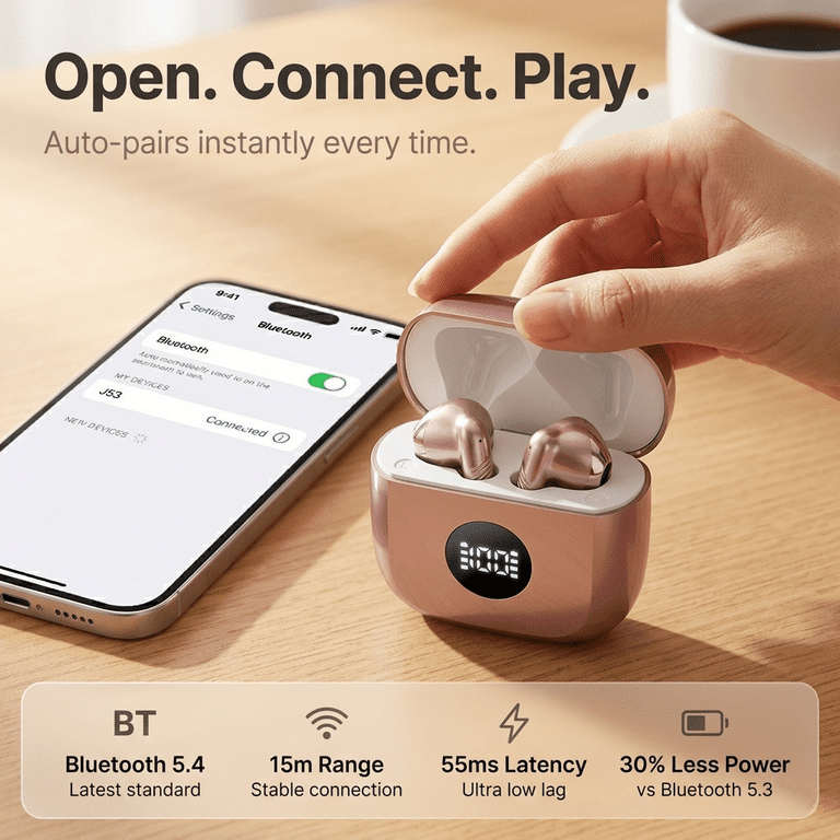 Geryst Wireless Earbuds with Noise Canceling Mics photo 3