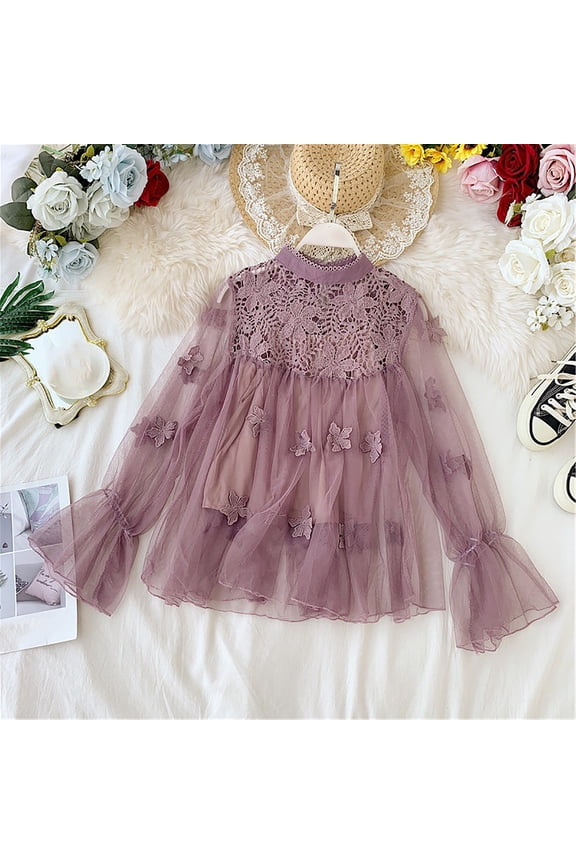 Women's Long Sleeve Blouses Under $10 Polka Backless Spicy Girl Flower Bud Strapless Patchwork Top