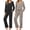 Black/Leopard, variant on Womens 2 Pack Pajama Sets Long Sleeve Leopard Top with Pants Pjs Black Sleepwear Soft Lounge Sets