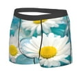 thumbnail image 2 of Balery Daisy Flowers Men's Boxer Briefs, Soft and Breathable Cotton Underwear with nylon Waistband-Small, 2 of 9