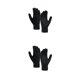 thumbnail image 2 of Toystoory 1 par de guantes cálidos de invierno Pantalla táctil Senderismo al aire libre Ciclismo Camping Guantes de punto de algodón negro 23x11cm 2piezas Toystoory CBP139898, 2 of 6