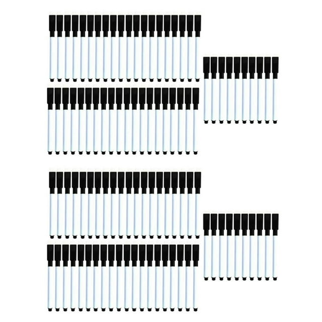 100 Pen Water Colour Whiteboard Marker Pens Dry Erase White Board Pen with Eraser Magnetic