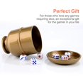 thumbnail image 4 of 1 Dice Cup Set With 5pcs Dices Drinking Durable Board Game Gambling Dices And Dice Cup Set, 4 of 9