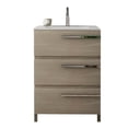 thumbnail image 2 of Eviva Olivia 20" x 16" Medium Oak Modern Bathroom Vanity w/ White Integrated Top, 2 of 4